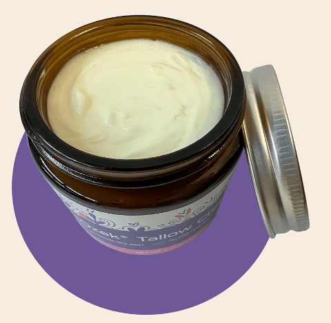 Organic Beef Tallow for Skin 4 oz -Ozek